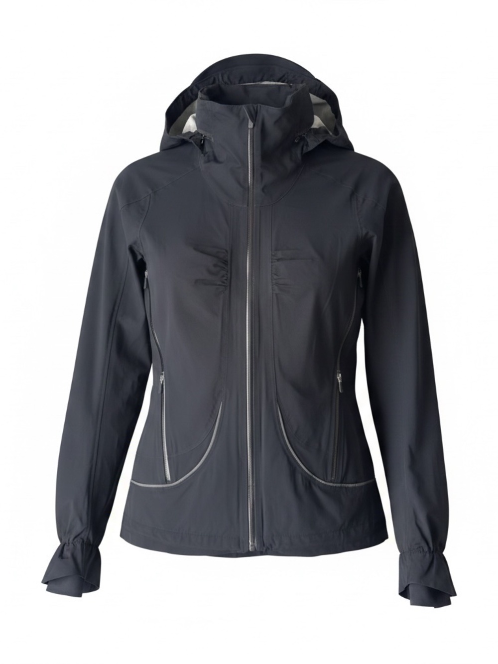 Rare  2012 Lululemon Run Puddle Jumper Jacket (Black/Manifesto) – Size 4